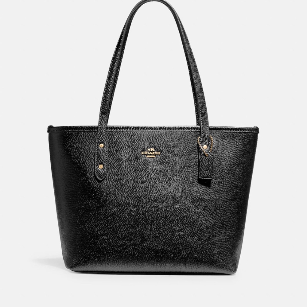 Coach Mini City Tote Crossgrain Leather Bag